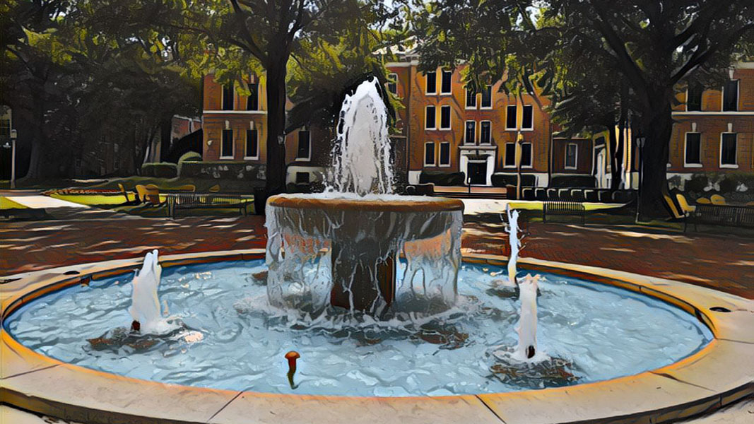 fountain at randolph macon college